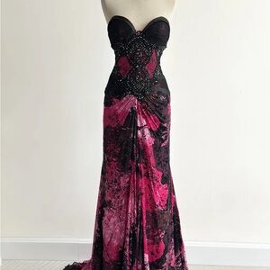 Vintage strapless dress